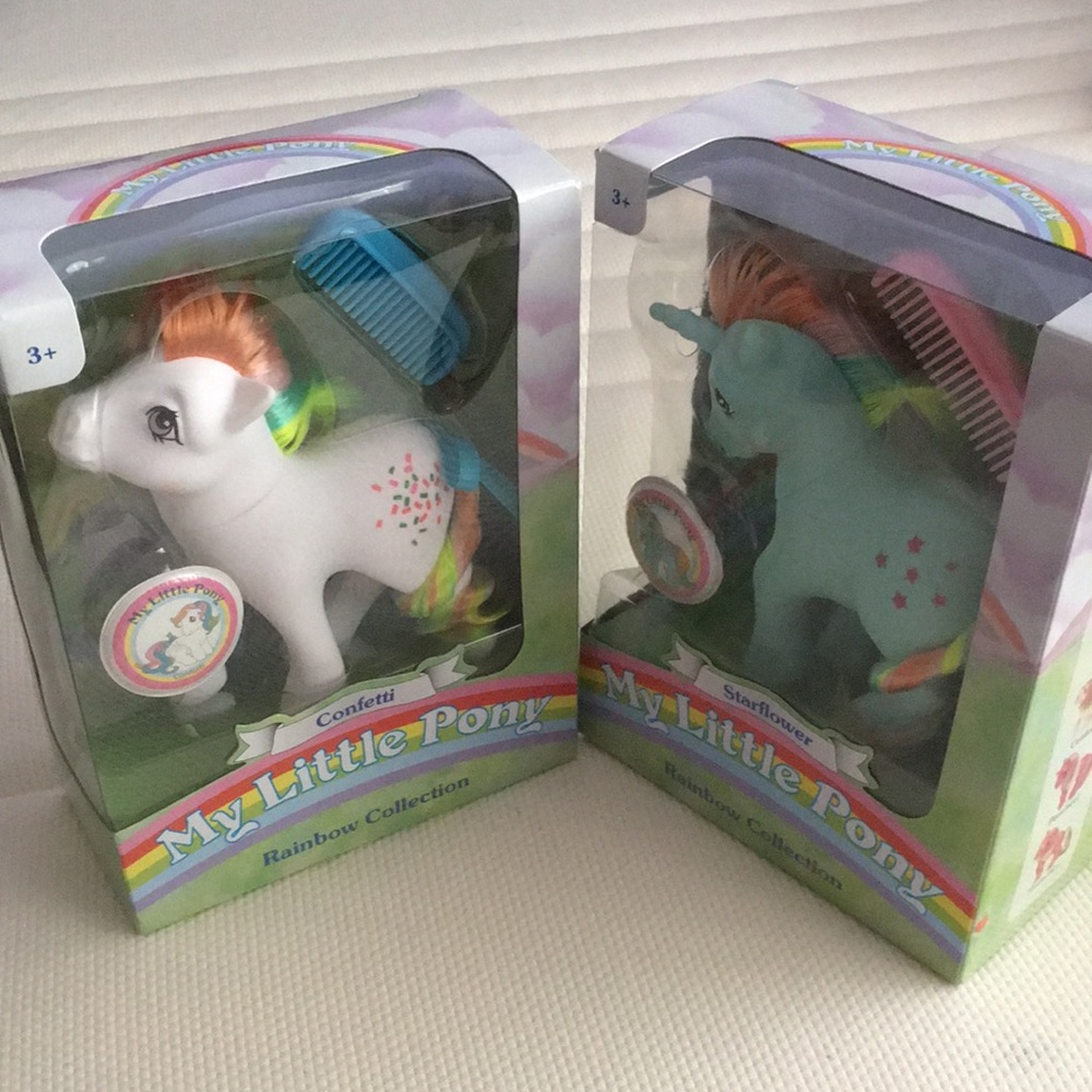 Set of two my little pony rainbow collection